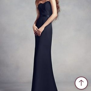 White by Vera Wang romantic chiffon gown with sheer mesh back